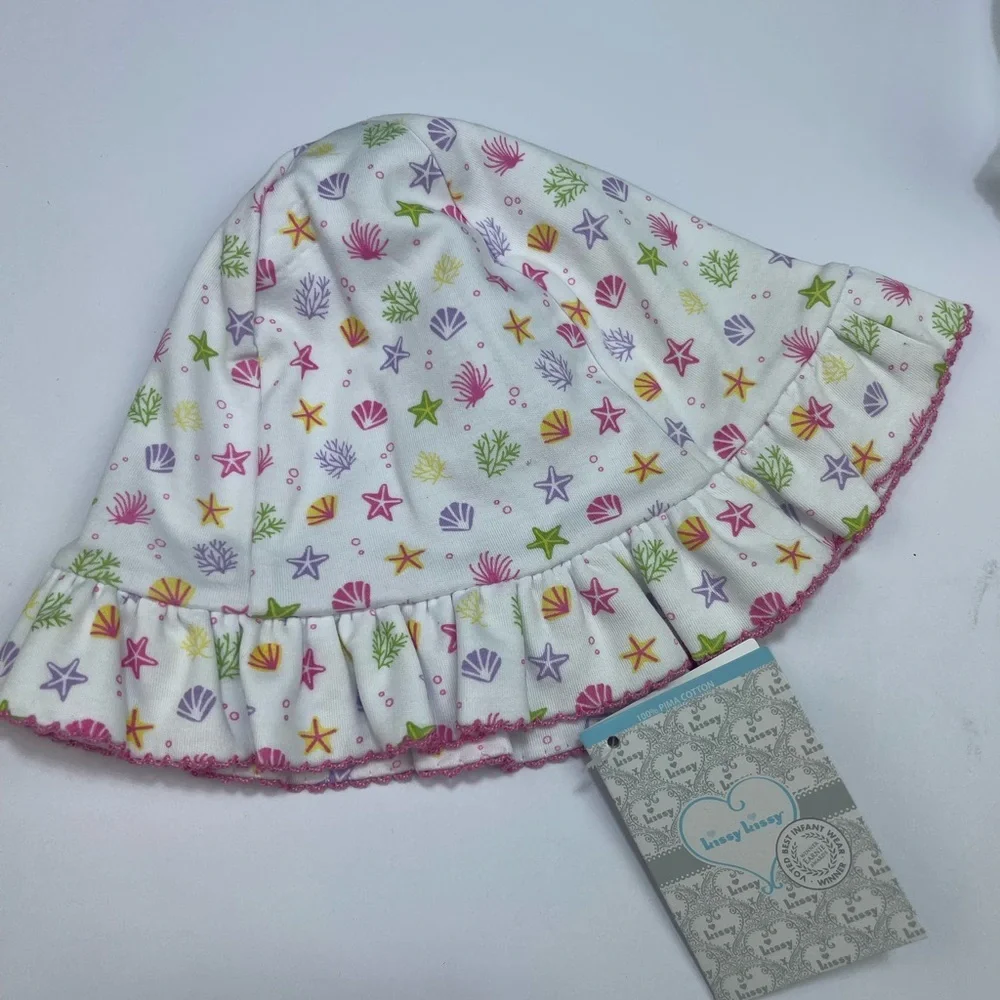 Kids Sea Life Hat - White and Multicolor
